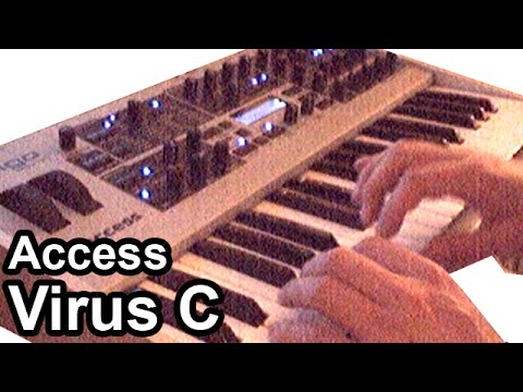 Access Virus C (Indigo 2) synth demo - Ambient chillout music soundscape