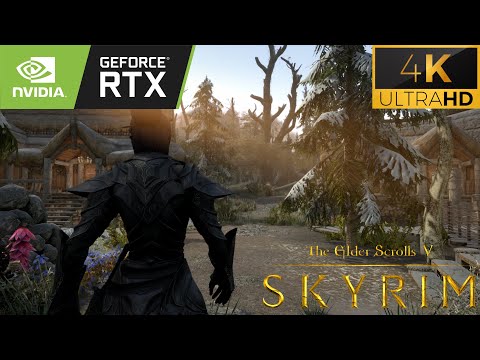 4K TESV SkyrimSE Ultra Modded Next-Gen Graphics Showcase 2023 | Photorealistic Tamriel ENB | RTX3090