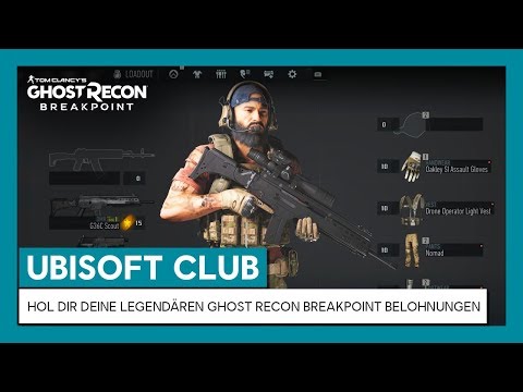 [AUT] UBISOFT CLUB: HOL DIR DEINE LEGENDÄREN GHOST RECON BREAKPOINT BELOHNUNGEN