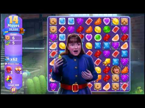 Willy Wonkas Sweet Adventure Level 188 - NO BOOSTERS 🍫 | SKILLGAMING ✔️