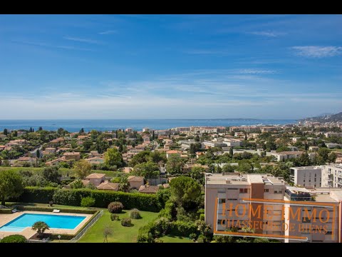 Appartement Antibes 4 pièces traversant VUE EXCEPTIONNELLE MER ET MONTAGNE !! RARE !!
