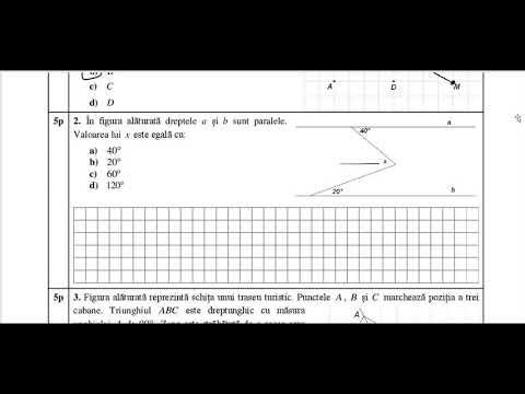 Evaluare națională 2021 matematica - rezolvare model EN 2021 publicat in iulie