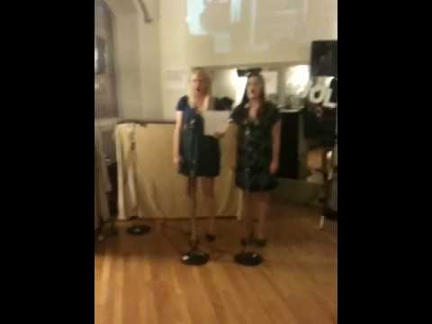 Marissa Miller and Elizabeth Berg sing 