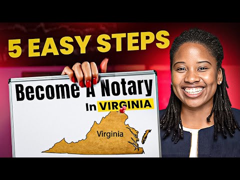 How To Become A Notary In Virginia In 5 - Steps