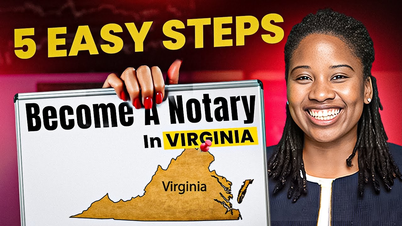 How To Become A Notary In Virginia In 5 - Steps