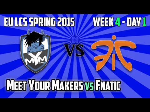 Meet Your Makers vs Fnatic - Highlights - EU LCS Spring 2015 W4D1