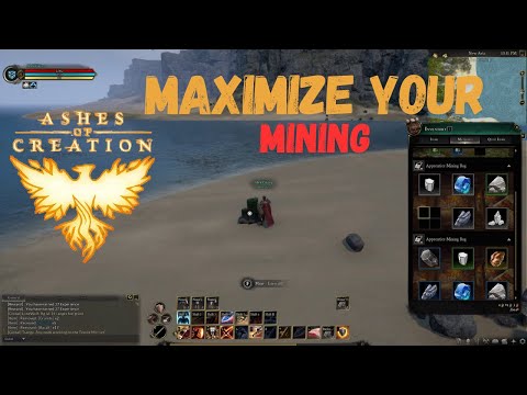 Ashes of Creation Alpha 2 | Best Way To Get The Highest Quality Mining Items!