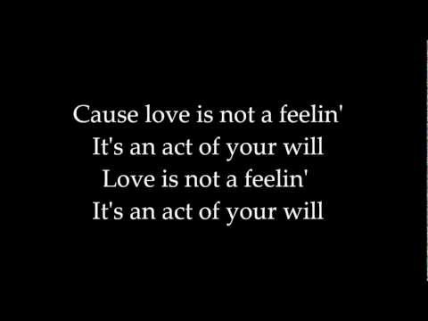 Thumbnail for Love Is Not a Feeling video