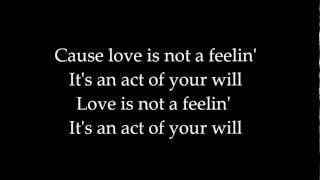 Love Is Not a Feeling