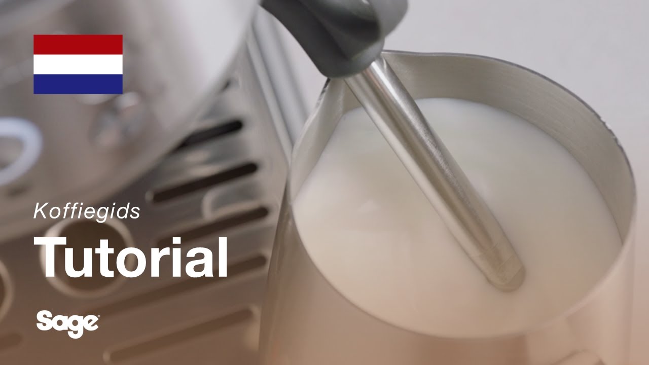 Instructiegids Breville koffie - Hoe je met melk handmatig figuren kunt maken