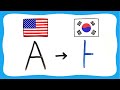Learn To Write The Korean Alphabet From A To Z