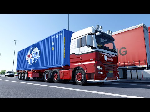 ETS2 1.35 ProMods 2.41 MAN TGX E6 Rotterdam - Osnabrück