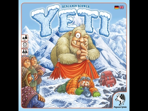 Yeti board game unboxing