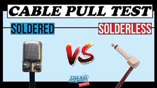 Video thumbnail for Cable Strength Test // Soldered vs Solderless! by Vertex Effects