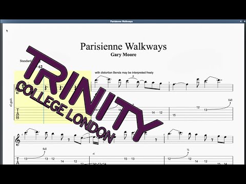 Parisienne Walkways (2012 Syllabus) Trinity Grade 5 Guitar