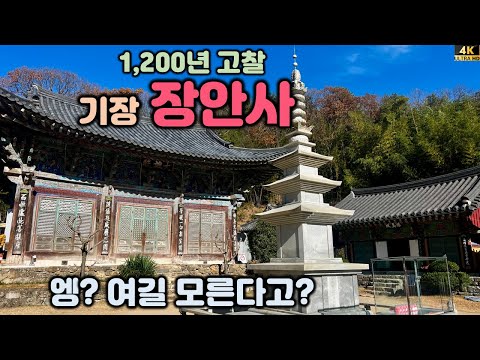 장안사-천년고찰, 보물과 문화재로 꽉 찬 아름다운 사찰.