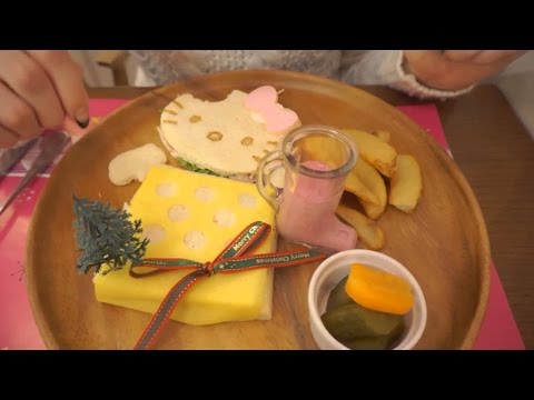 HELLO KITTY Cafe in Tokyo, Japan ♡ ハローキティ カフェ渋谷パルコ