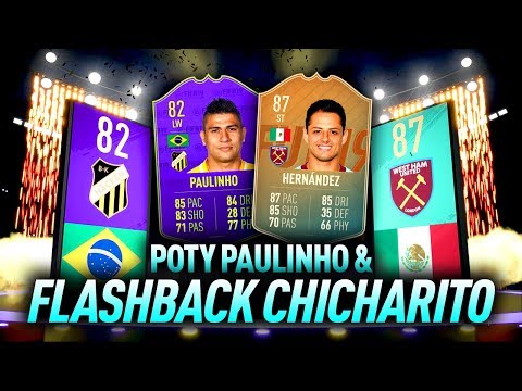 FLASHBACK CHICHARITO SBC & POTY PAULINHO SBC! FIFA 19 (COMPLETED/EASY)