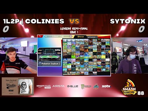 1L2P  colinies vs Sytonix - Smash Ultimate Singles Losers Semifinals Smash Parmesan 88 - Roy vs Ken