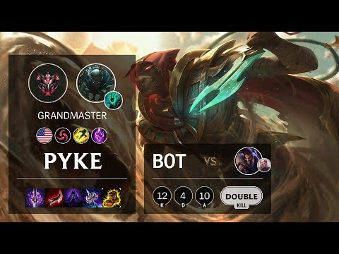 Pyke Bot vs Draven - NA Grandmaster Patch 10.3