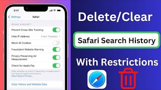 How to Delete Safari Search History on iPhone / 2024