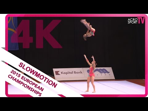 Philpott, Van Es - Belgium - Women´s pair - Senior all-around final - European Championship 2015