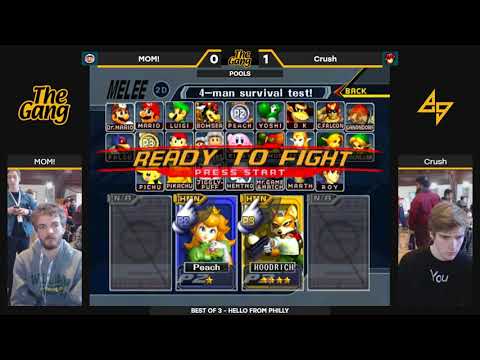 The Gang: Pools — MOM! (Peach) vs. Crush (Fox) — SSBM Singles