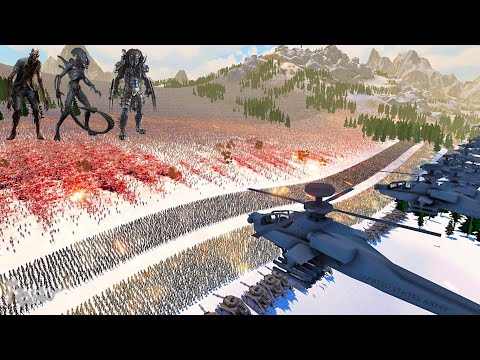 SPECIAL FORCES with ICBM Missiles vs 4,000,000 Aliens, Predators & Zombies - UEBS 2