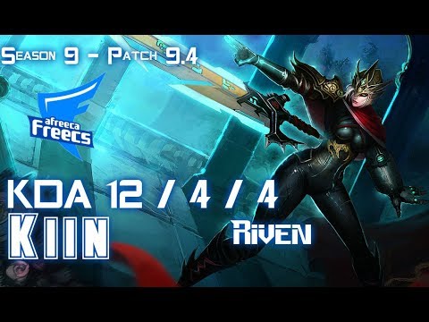 AFs Kiin RIVEN vs JAX Top - Patch 9.4 KR Ranked