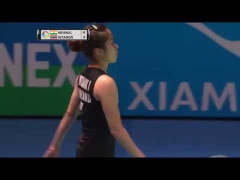 XIAMENAIR Australian Badminton Open 2016 | QF M2-WS | Saina Nehwal vs Ratchanok Intanon