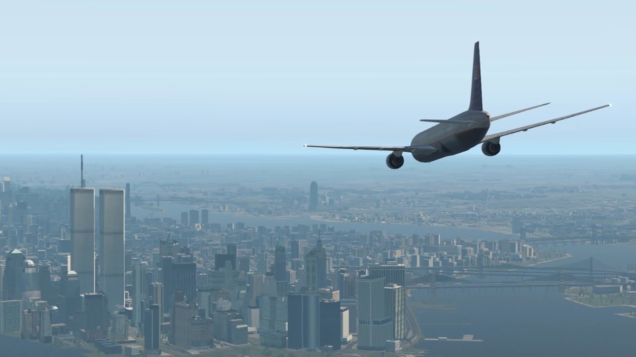 9/11 | UA Flight 175 - Crash Animation [X-Plane 11]