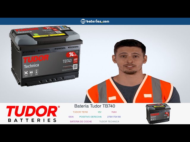 Vídeo relacionado con Tudor Batería de Coche TB740, 74Ah, 680A, Technica