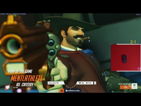 POTG! THIS IS WHAT 3000+ HOURS OF CASSIDY LOOKS LIKE - GALE CASSIDY OVERWATCH 2 SEASON 3 GAMEPLAY