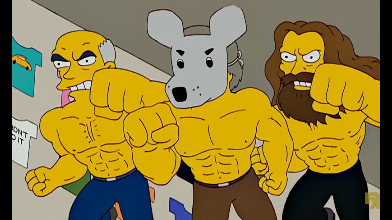 Alan Moore, Art Spiegelman and Dan Clowes in The Simpsons