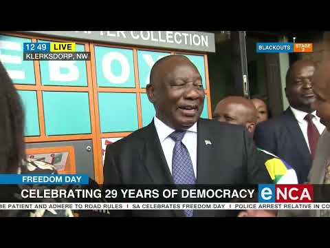 Ramaphosa speaks after Freedom Day commemorations