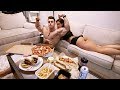 EPIC CHEAT DAY - FIRST EVER CHEAT MEAL?! w/ Girlfriend | Hardbody Shredding Ep 12