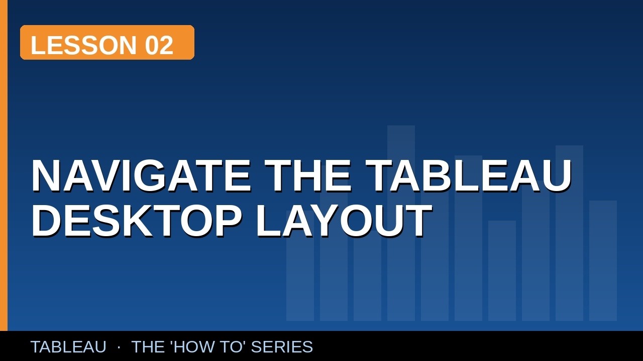 How to use the Tableau Desktop layout Pt 1