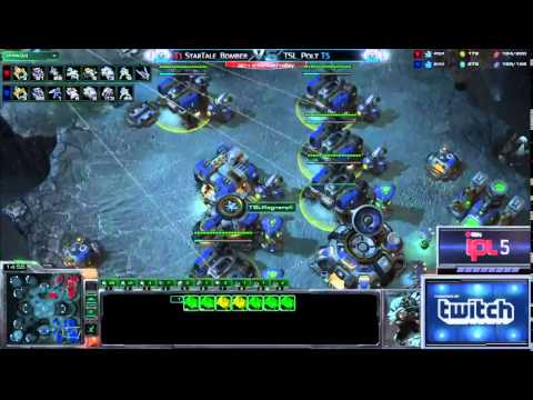 SC2 Polt vs Bomber TvT Game 1 4th Place Match IPL 5 Starcraft 2 Tournaments