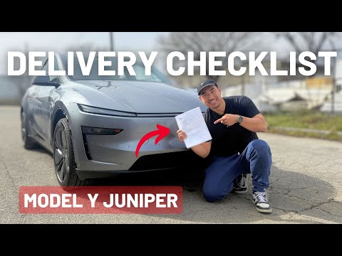 Model Y Juniper Premium Delivery Day Checklist - Inspection Made Easy!