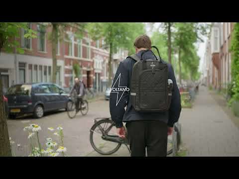 Voltano Daily Enkele Fietstas / Rugtas - Zwart - Enkele Pakaftas - 100% Waterdicht