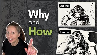 How to Analyze Art | Alfredo Alcala Master Study in Pen and Ink
