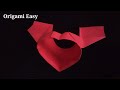 Origami Easy Heart Flying Paper Plane Airplane / How to make origami / heart shape paper plane / diy
