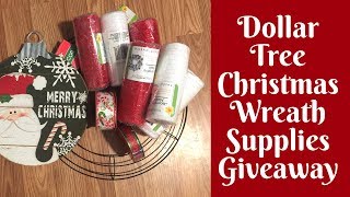 October 2018 Giveaway: Christmas Wreath Supplies