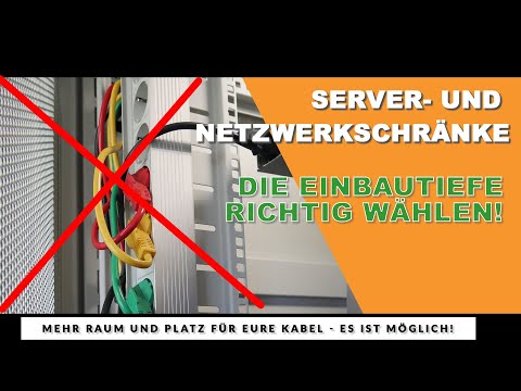 Einbautiefe bei Server- & Netzwerkschränken: Das musst du wissen!