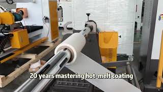 BOPP Film Hot Melt Adhesive Coating Lamination Machine with Glassine Paper