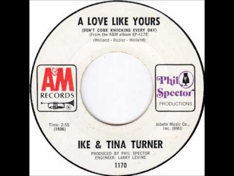 Ike & Tina Turner - A Love Like Yours on Mono 1966 A&M 45 rpm record.