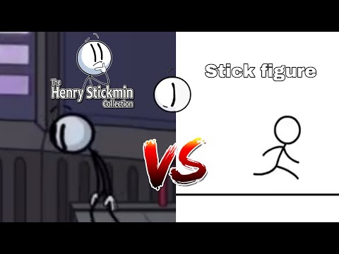 Henry stickmin Remaster VS                        Original crossing the pit 🕳⚪️