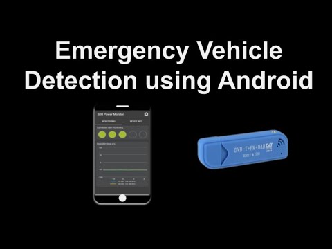 TETRA Emergency vehicle detection using Android SDR Power Monitor and RTL-SDR Dongle