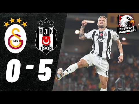 Galatasaray 0-5 Beşiktaş Süper Kupa MA�...
