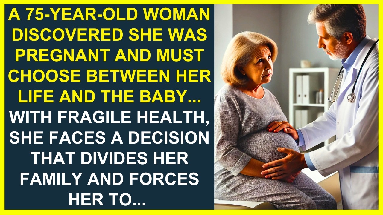 A 70-YEAR-OLD WOMAN DISCOVERS SHE IS PREGNANT AND MUST CHOOSE BETWEEN HER LIFE AND THE BABY...
